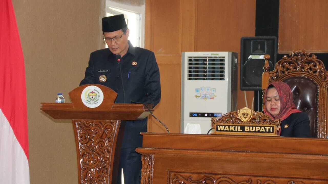 Bupati Sampaikan Strategi Tingkatkan Potensi PAD di DPRD