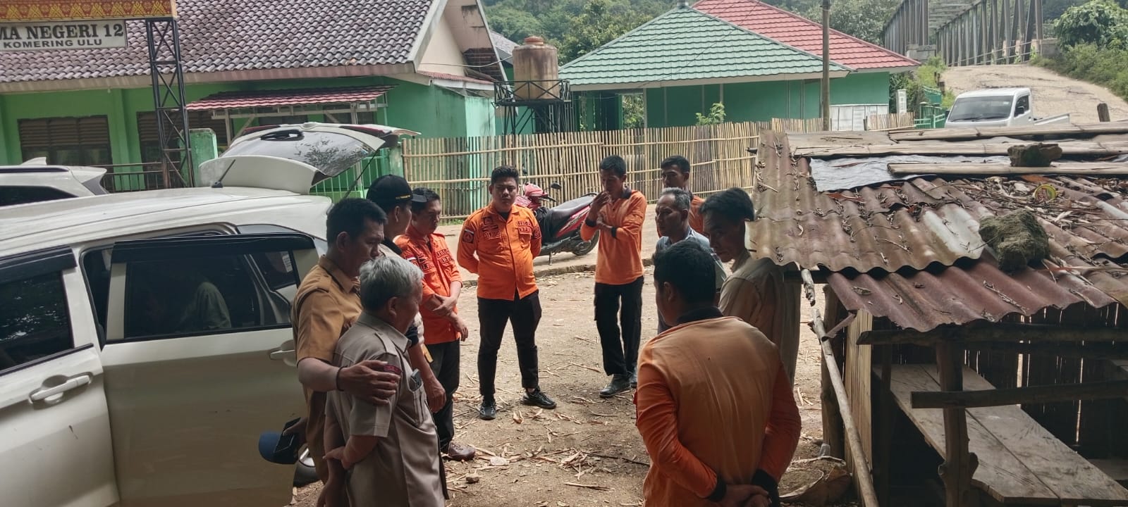 BPBD OKU Pasang Alat Pendeteksi Banjir di Sungai Ogan