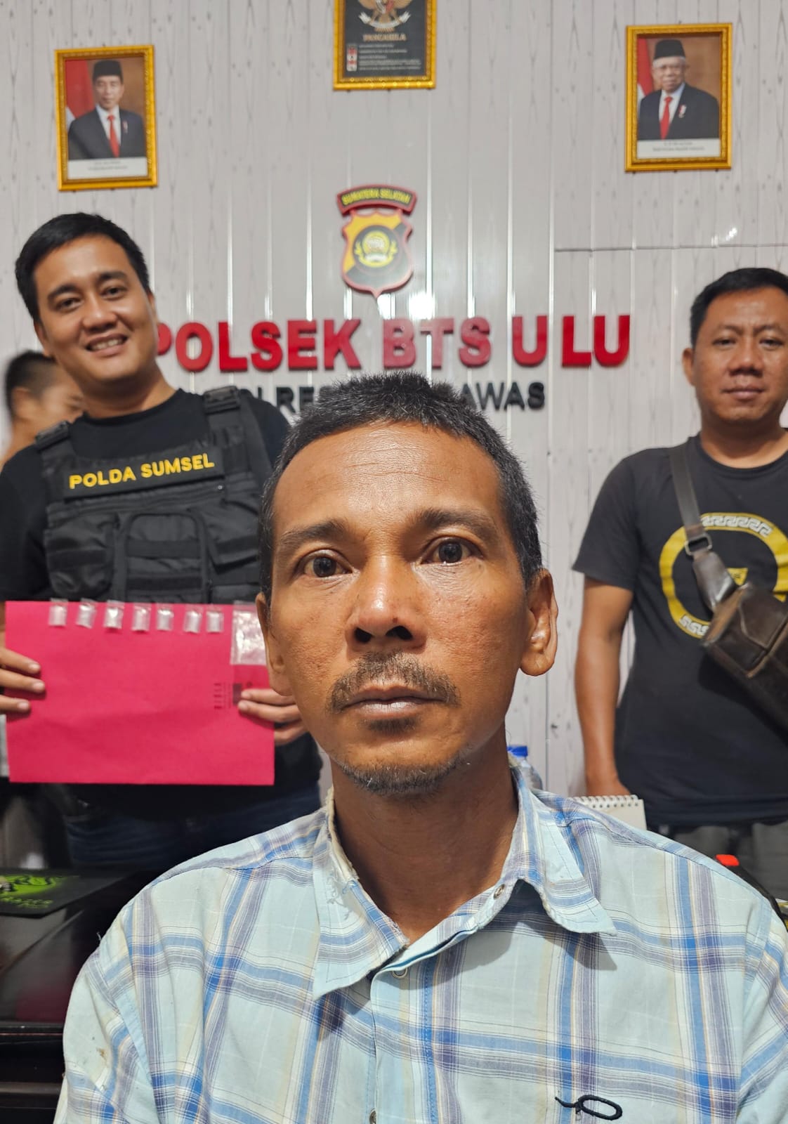 Bandar Sabu-sabu di Pintu Masuk HTI Ditangkap, Polsek BTS Ulu Berkomitmen Berantas Narkoba
