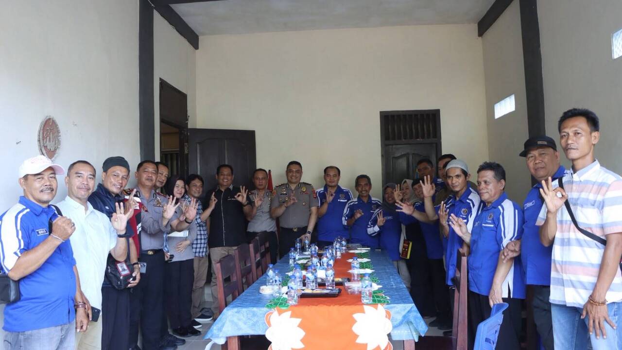 Pererat Kemitraan Dengan Pers, Kapolres OKU  Silaturahmi Ke Pengurus PWI