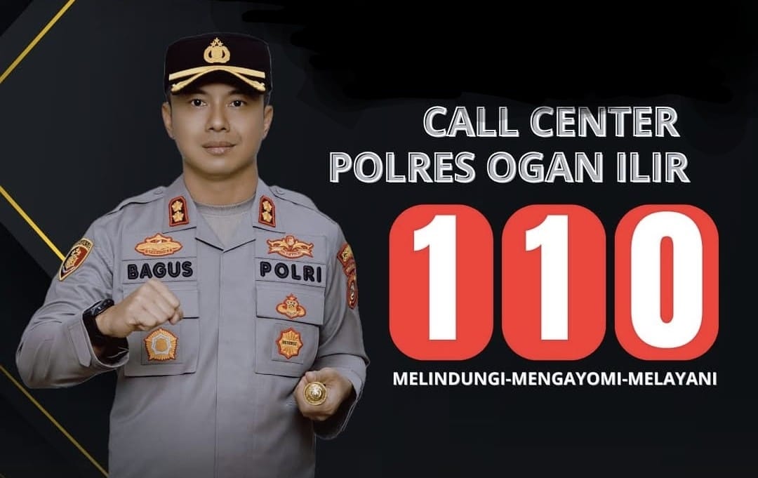 Polres Ogan Ilir Luncurkan Layanan Call Center 110, Siap Layani Aduan Masyarakat 24 Jam