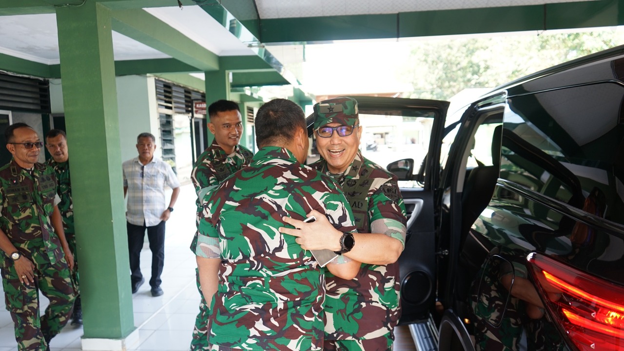 Dandim 0402/OKI Terima Kunjungan Tim Wasev Bakti TNI 2025