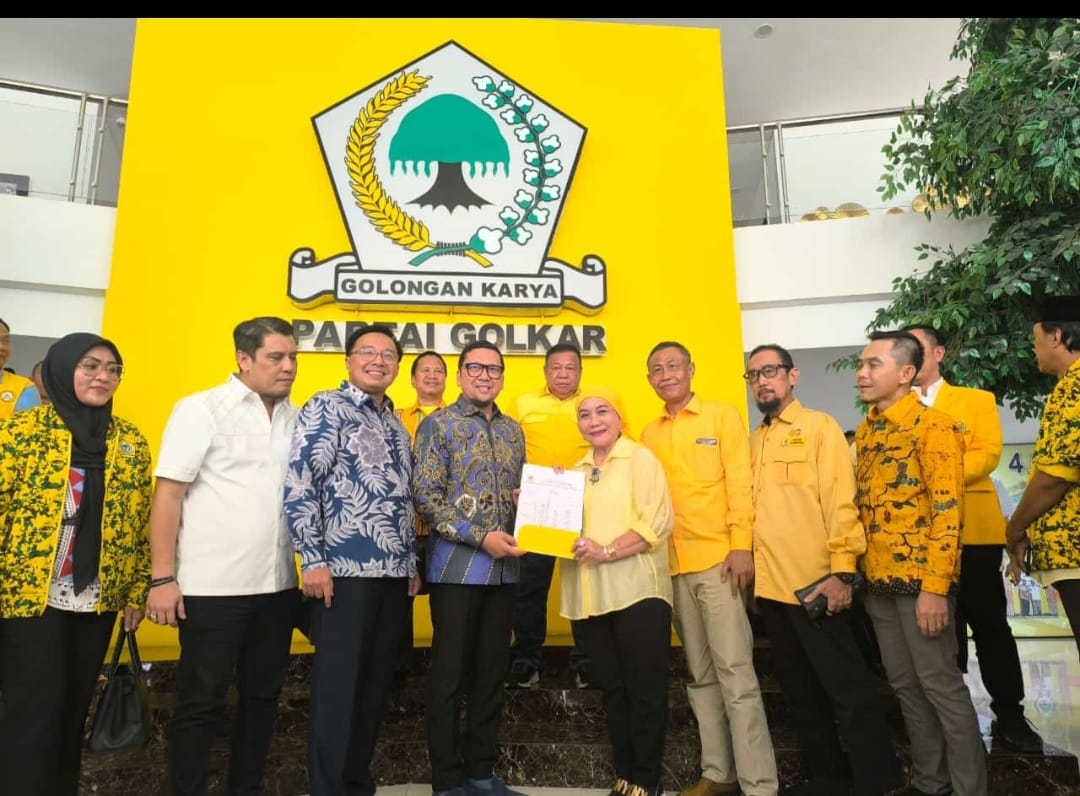 Resmi, Partai Golkar Usung Hj Lucianty dan Syaparuddin di Pilkada Muba 2024