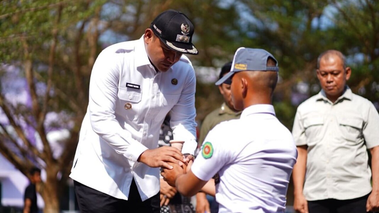 Pimpin Upacara Tantingan Paskibraka 2026, Ini Pesan Wakil Wali Kota Prabumulih