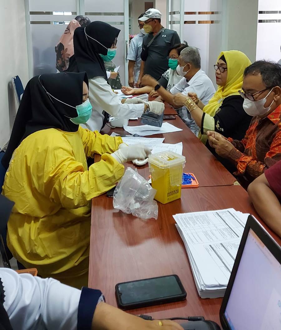 Universitas Tridinanti Palembang Selenggarakan Deteksi Dini Penyakit Tidak Menular