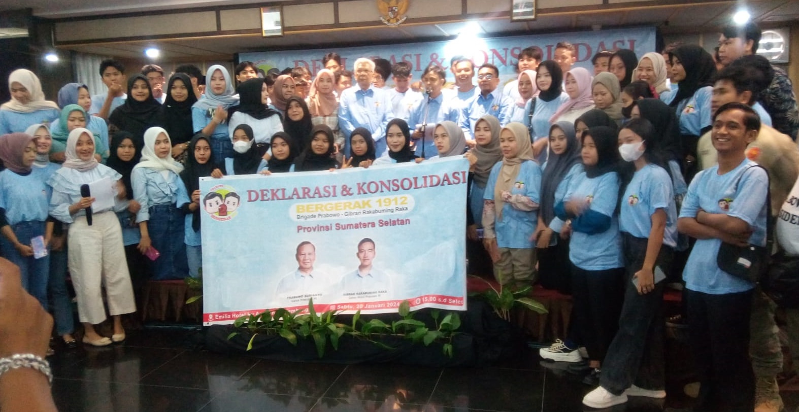 Bergerak 1912 Sumsel: Simpatisan Muda Muhammadiyah Siap Menangkan Prabowo-Gibran di Pilpres 2024
