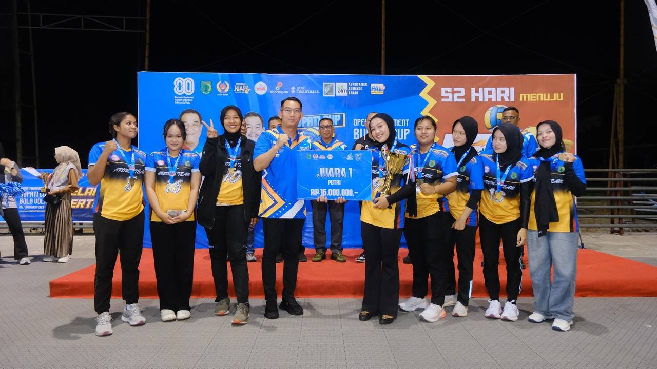 Kejurda Bupati Cup Bola Voli 2025: Black Sumatera dan Aroma Grup Raih Gelar Juara