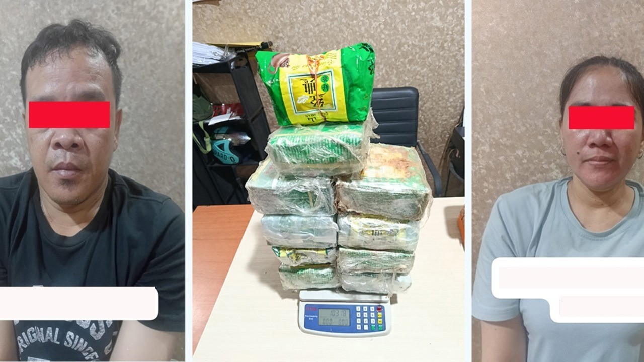 10,3 Kg Sabu Gagal Beredar di Palembang, 2 Pengecer Diringkus