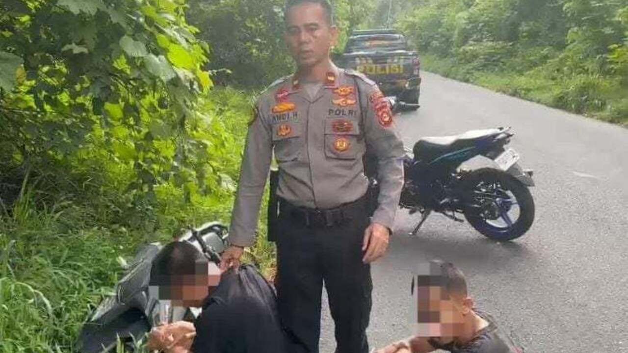 Amankan Pelaku Balap Liar di Jalan Raya Baturaja-Muaradua