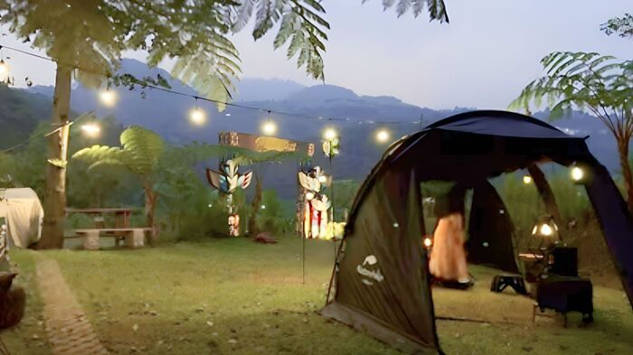 Pengalaman Seru Camping Adventure di Puncak Bukit Indian Hill Megamendung Bogor  