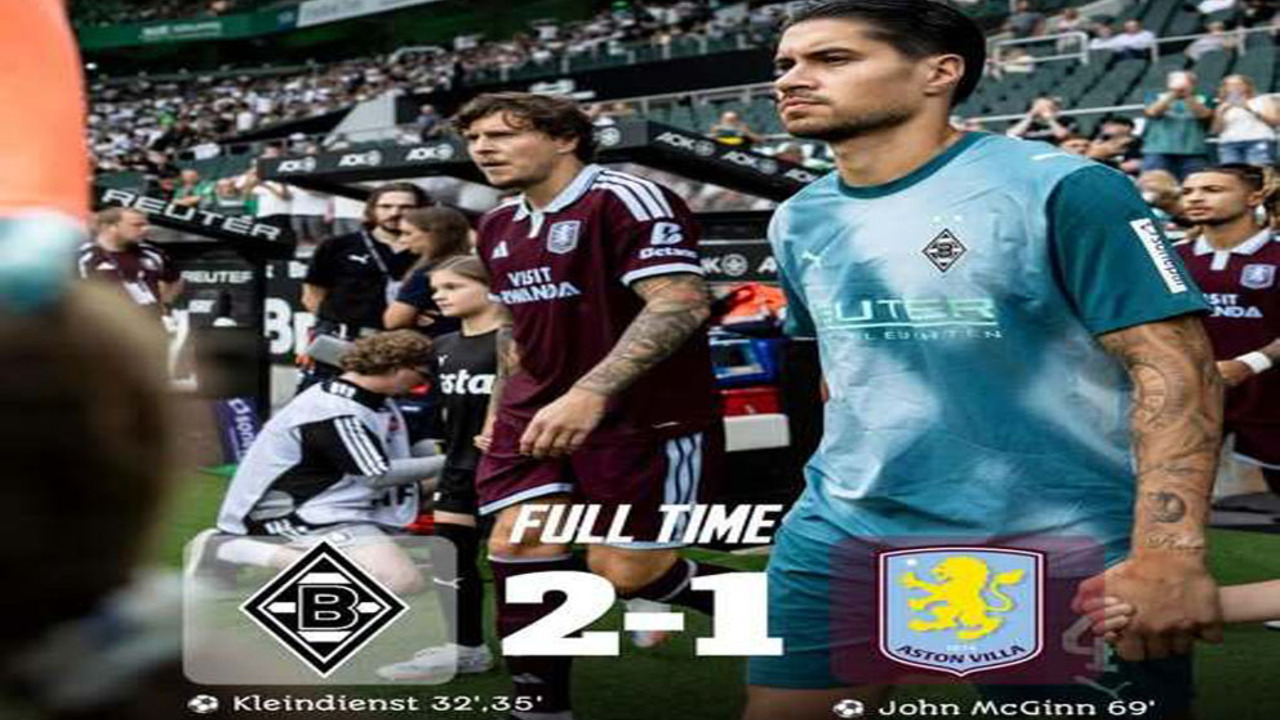 Gladbach Bungkam Aston Villa 2-1 Jelang Bundesliga 2026.