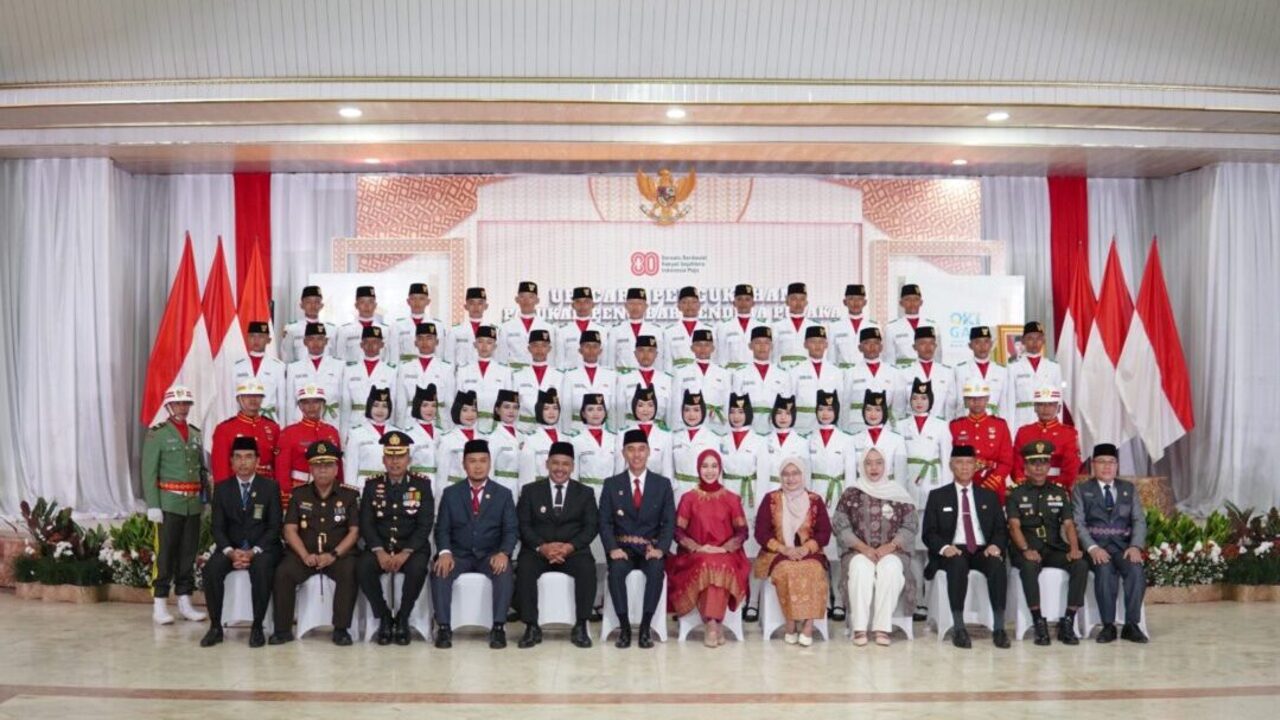 40 Paskibraka OKI 2025 Siap Kibarkan Sang Saka Merah Putih 