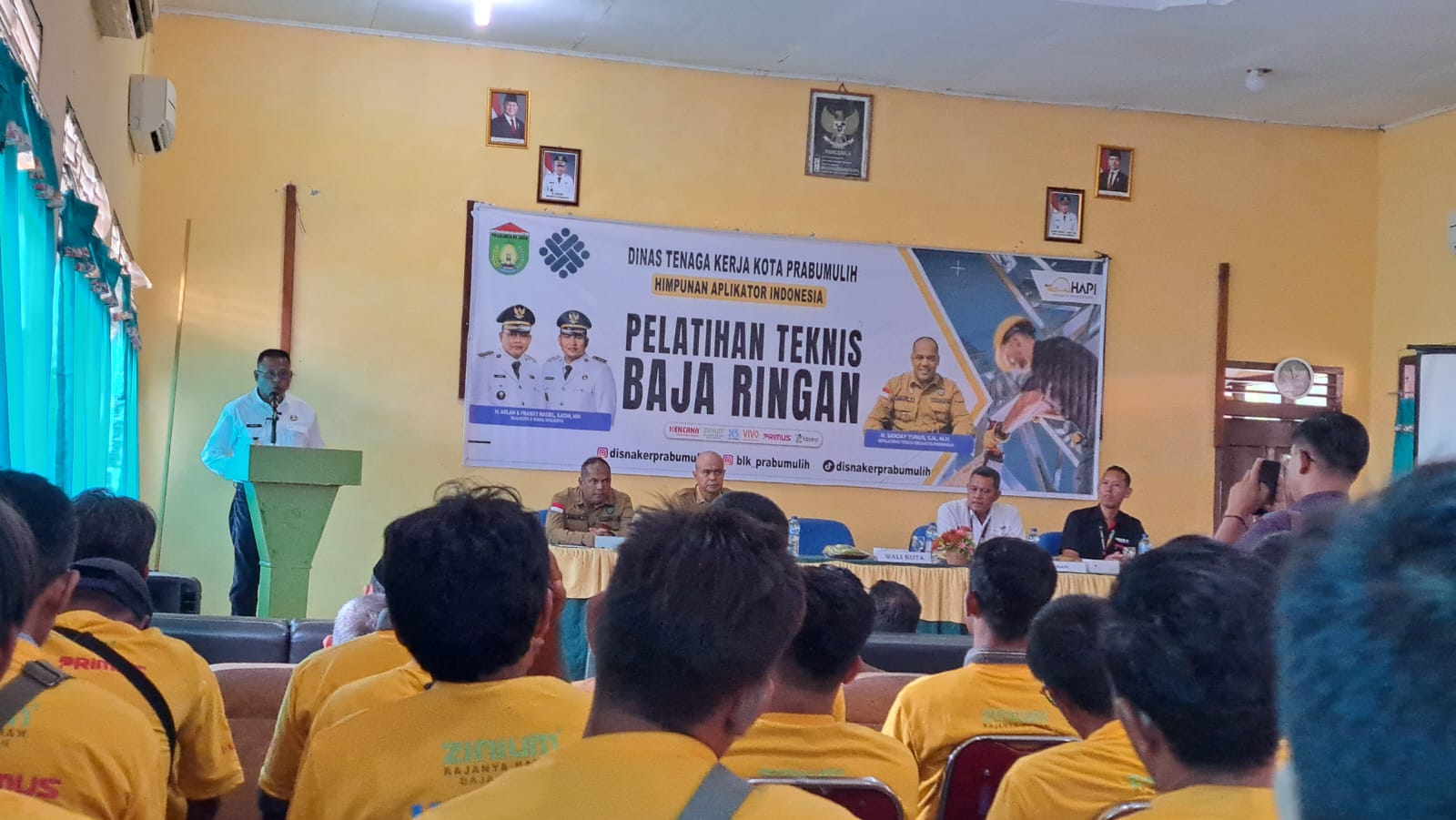 Disnaker Prabumulih Gelar Sharing Session Industri Baja Ringan, Tekan Angka Pengangguran dan Tingkatkan Skill