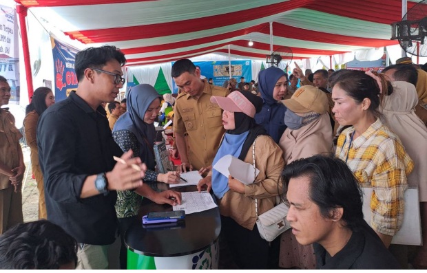 BPJS Kesehatan Hadir di Layanan Terpadu Pemkab OKI, Warga Tulung Selapan Antusias Urus Administrasi JKN