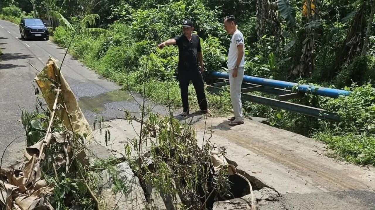 Jalan Anak Petai Amblas, Pj Wako Prabumulih Ingatkan Masyarakat Waspada