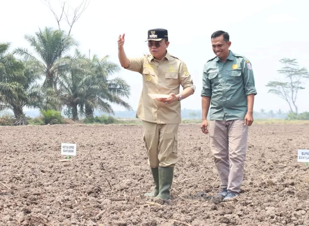 Gerakan Nasional Ketahanan Pangan Hani S. Rustam Siapkan Grand Design Pertanian Banyuasin