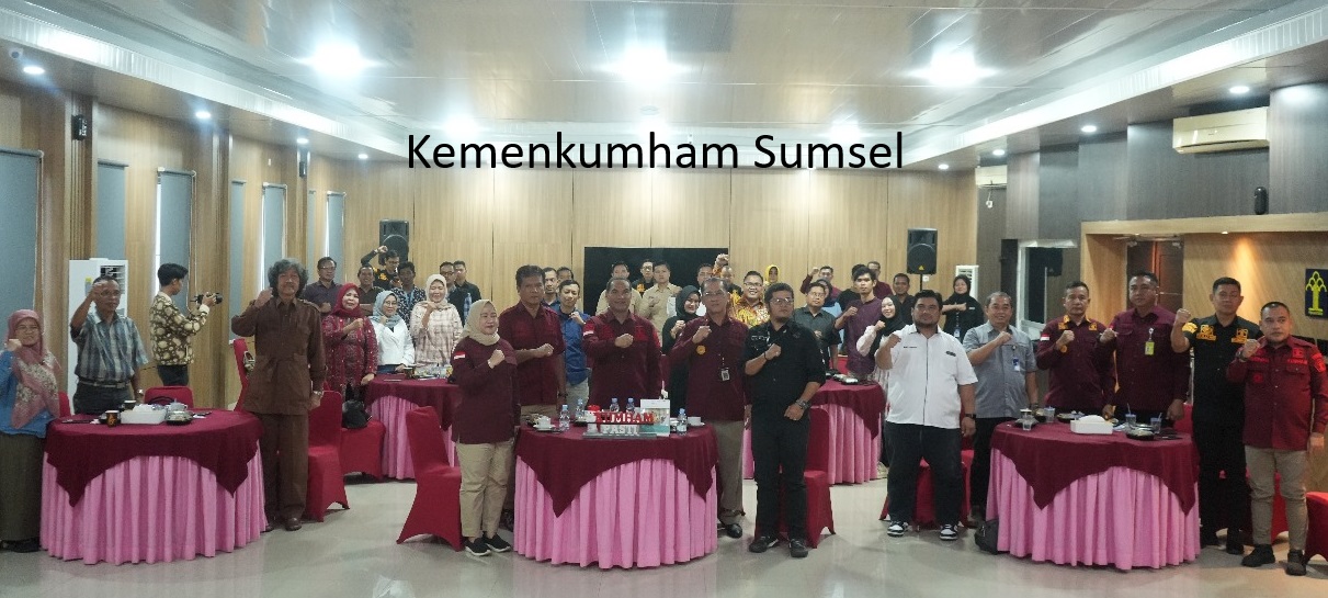 Tingkatkan Citra Positif Kemenkumham Sumsel Gandeng Media