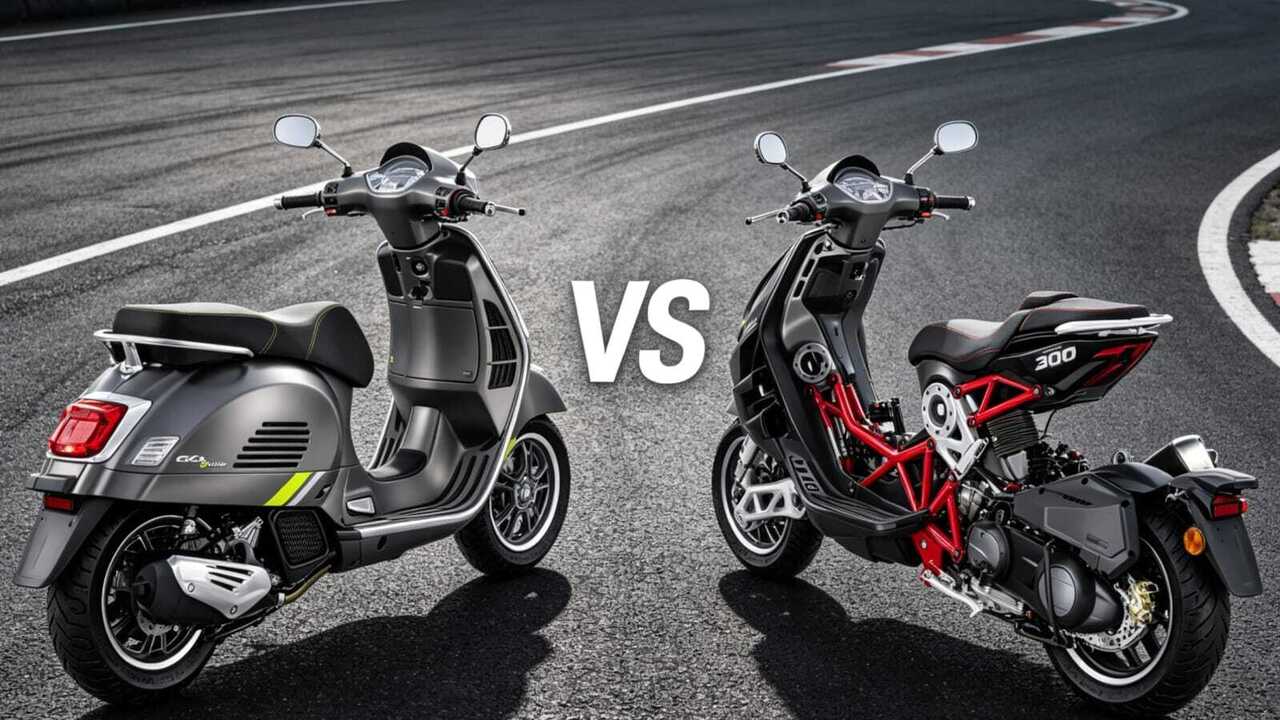 Vespa 310 Ditantang Dragster 300, Siapa Menang? Ini Perbandingan Lengkapnya