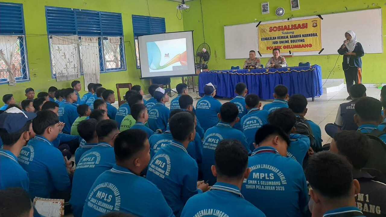 Pembekalan MPLS, Ajak Pelajar Jauhi Judi Online dan Narkoba