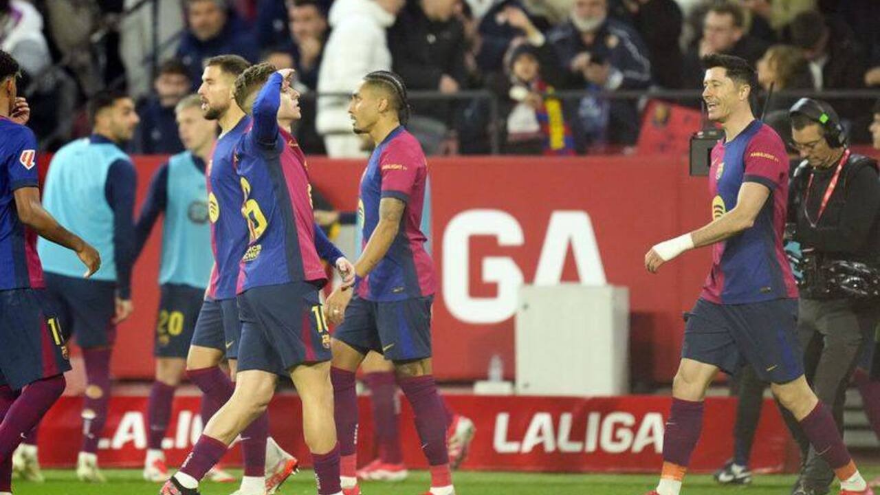 Barcelona Bantai Sevilla, Jarak dengan Duo Madrid Makin Tipis!