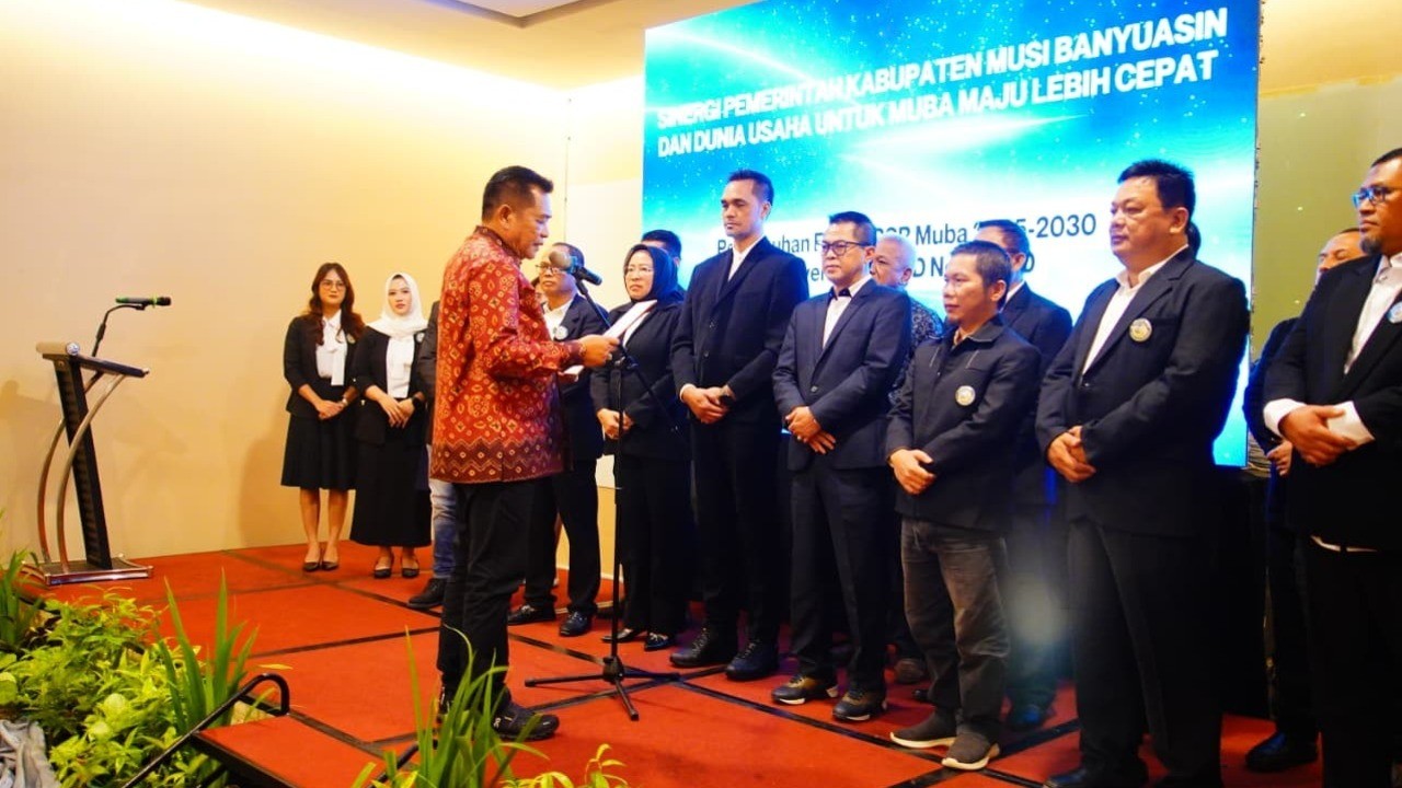 Forum TSP/CSR Muba Dikukuhkan, Ini Harapan Bupati Muba HM Toha