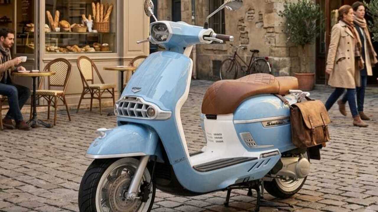 Tampil Jadul Tapi Bertenaga, Keeway Sixties 300i, Skutik Retro Jadi Idaman Pecinta Klasik. 