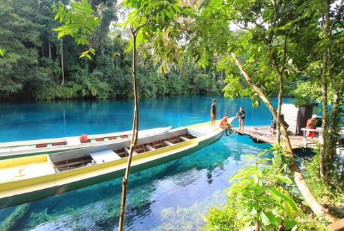 Kalimantan Timur's Hidden Gem: Keunikan Danau Labuan Cermin, Miliki Rasa Air yang Asin dan Tawar Sekaligus