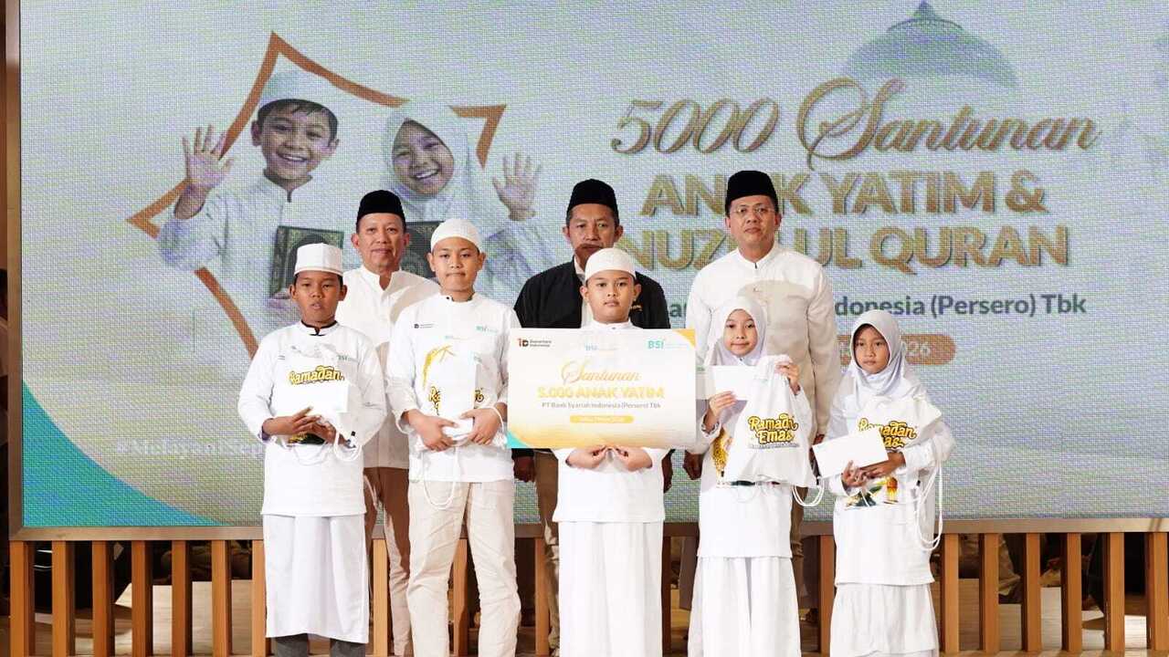 ‎BSI Berbagi: 5.000 Anak Yatim Terima Santunan Serentak di Seluruh Indonesia