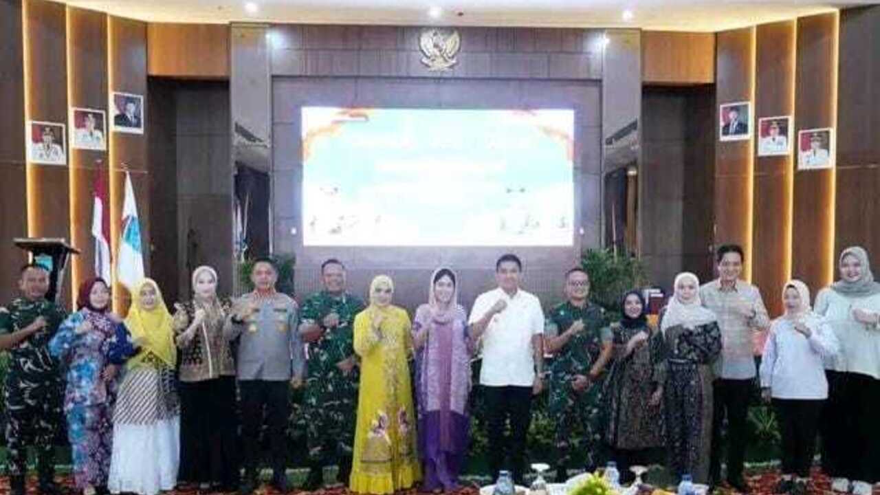 Bupati Panca dan Wabup Ardani Hadiri Pisah Sambut Dandim 0402/OKI-OI di Pendopoan Tanjung Senai