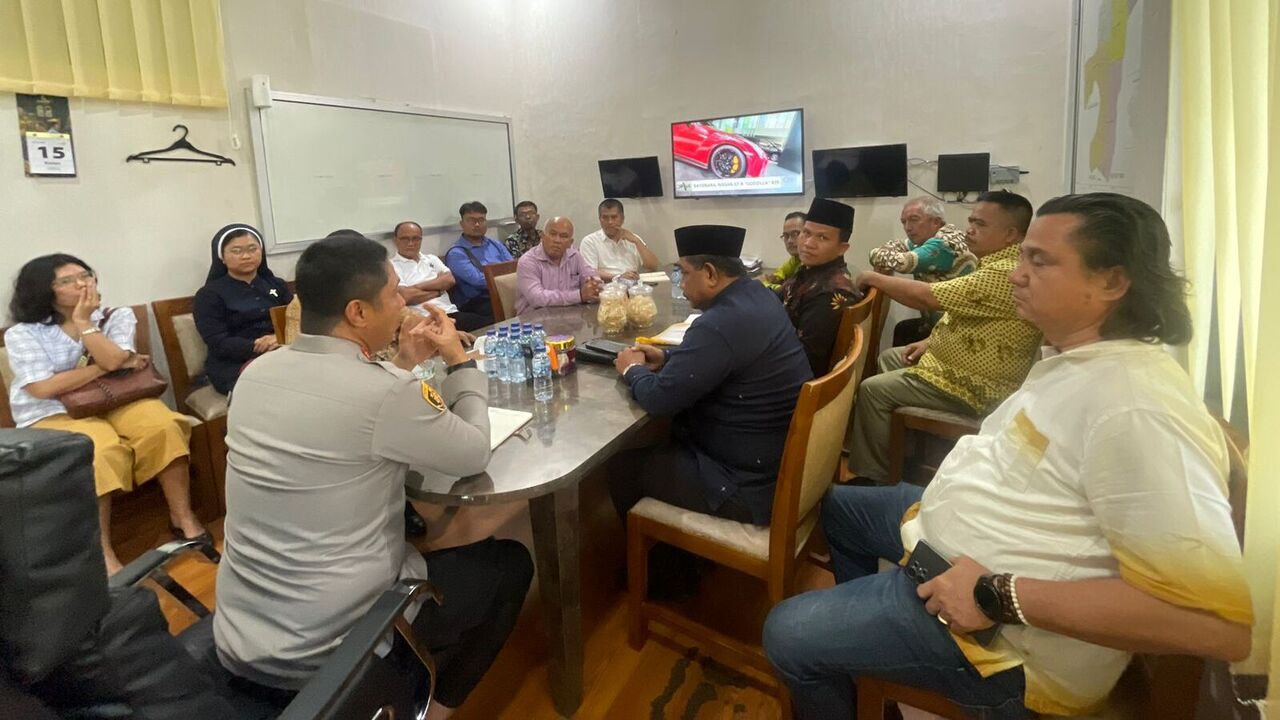 Kapolres Ogan Ilir Perkuat Sinergi dengan FKUB dan Tokoh Lintas Agama Jelang Ramadhan 2026