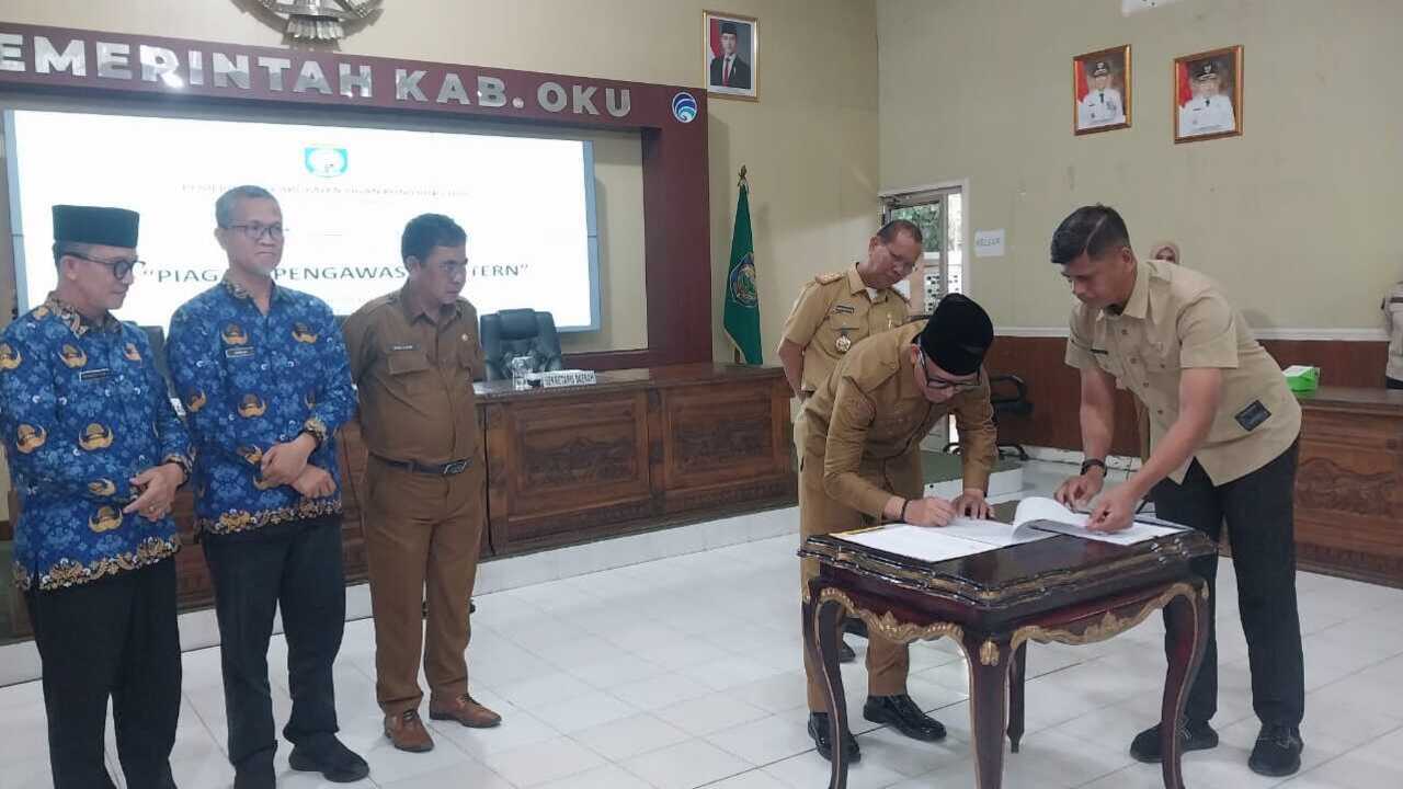 Pemkab OKU Komitmen Dukung Pencegahan Korupsi