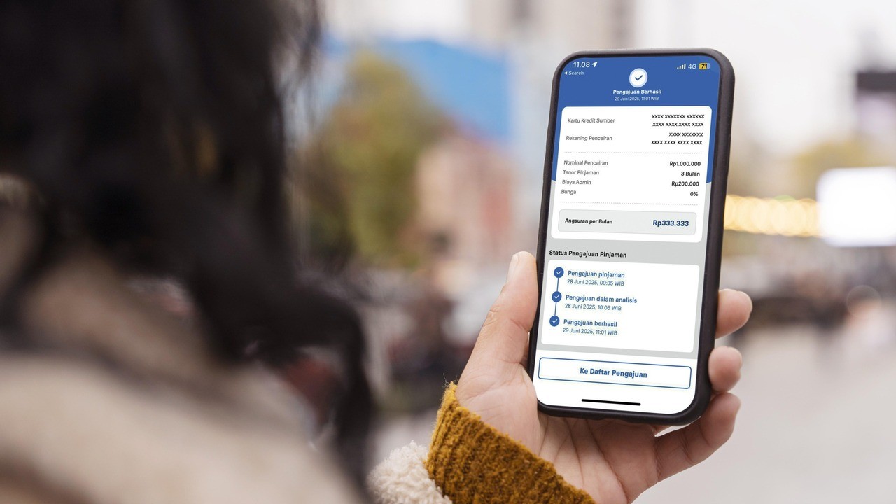Lebih Praktis, Nasabah Kini Bisa Cairkan Limit Kartu Kredit dengan Fitur Loan On App di Super App BRImo!
