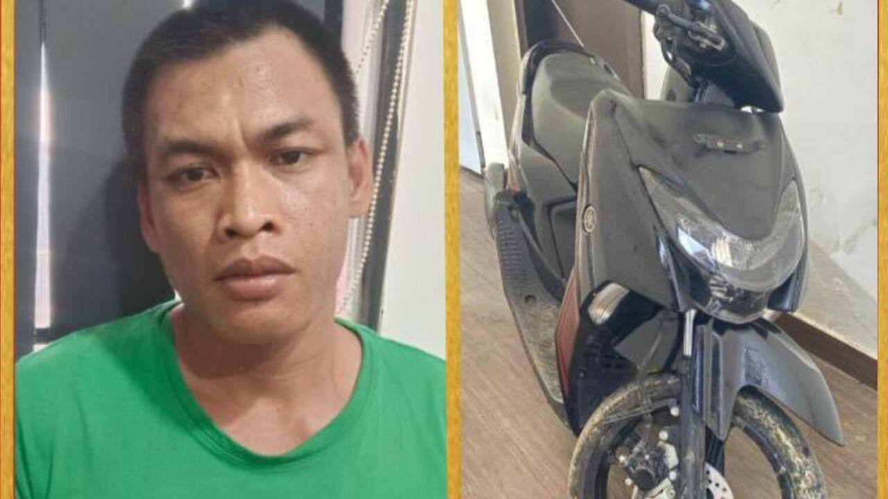 Berdalih Menolong Laka, Untuk Mencuri Sepeda Motor