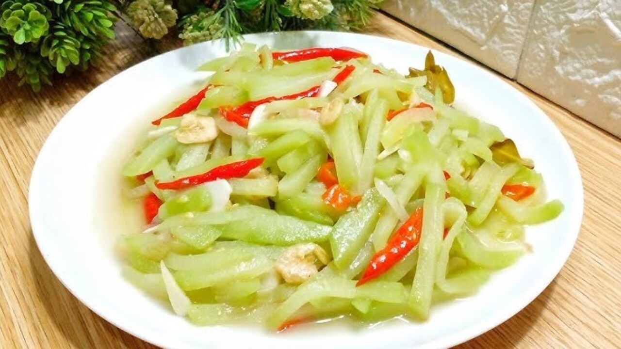 Tumis Labu Siam, Menu Sederhana yang Kian Digemari Masyarakat