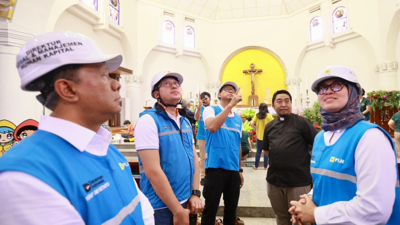 Dirut PLN Tinjau Kesiapan Layanan Kelistrikan Untuk Ibadah Natal di Seluruh Indonesia