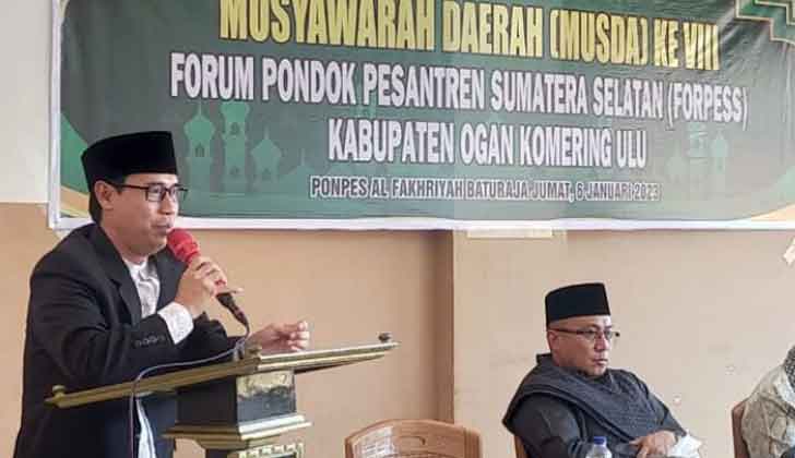  Aklamasi, KH Zulfan Barron Jadi Ketua Forpess OKU