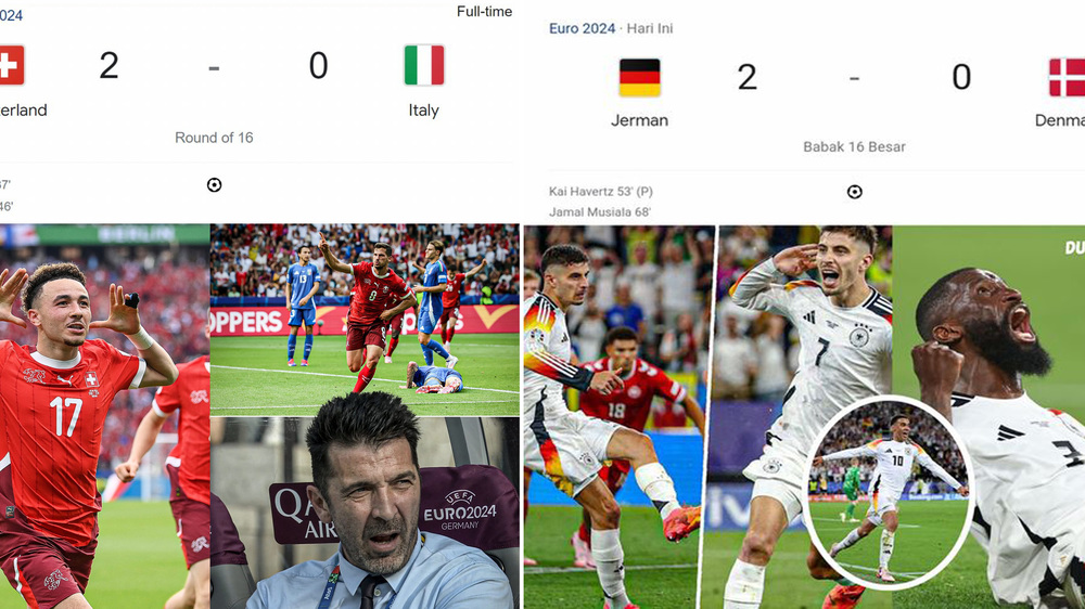 Kejutan Swiss dan Keperkasaan Jerman: Melaju ke Perempat Final Euro 2024!
