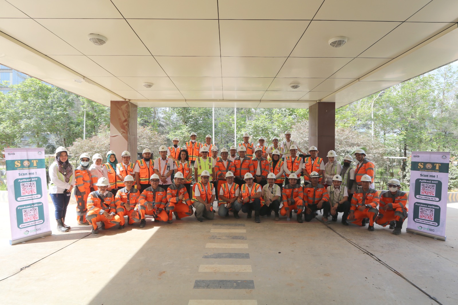 Perkokoh Kesadaran K3, Semen Baturaja Gelar Safety Observation Tour