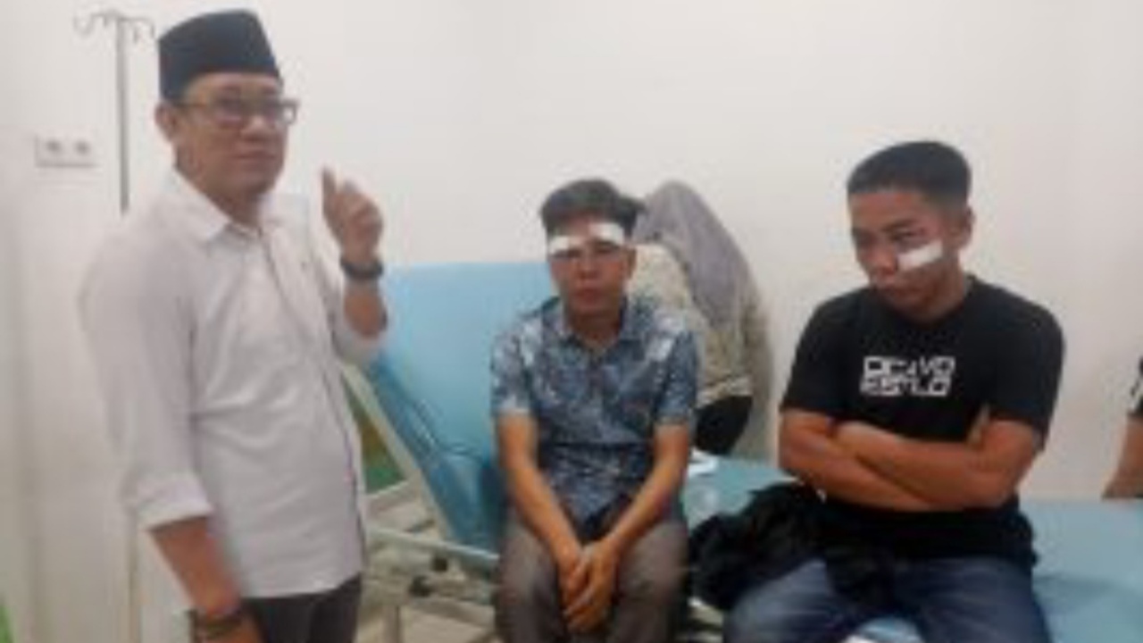 Diduga Oknum Anggota Keroyok Kades Cahya Bumi OKI dan Saudaranya Saat Tanyakan Penangkapan Warga