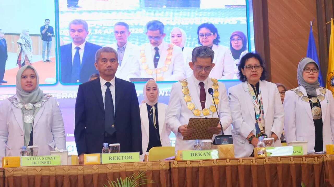 269 Lulusan FK UNSRI Resmi Dilantik dan Diambil Sumpah, Siap Mengabdi di Dunia Kesehatan