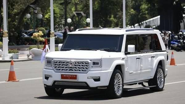 Kendaraan Dinas Menteri Buatan Anak Bangsa! Ini Keunggulan Maung Garuda.