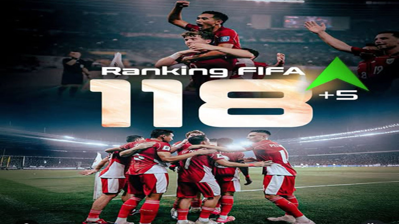 Ranking FIFA Juli 2025: Indonesia Naik ke Posisi 118 Dunia