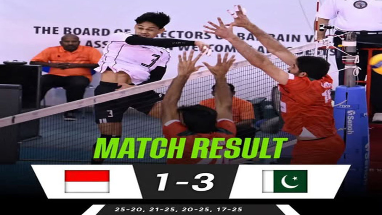 AVC Nations Cup 2025: Indonesia Takluk dari Pakistan skor 1-3