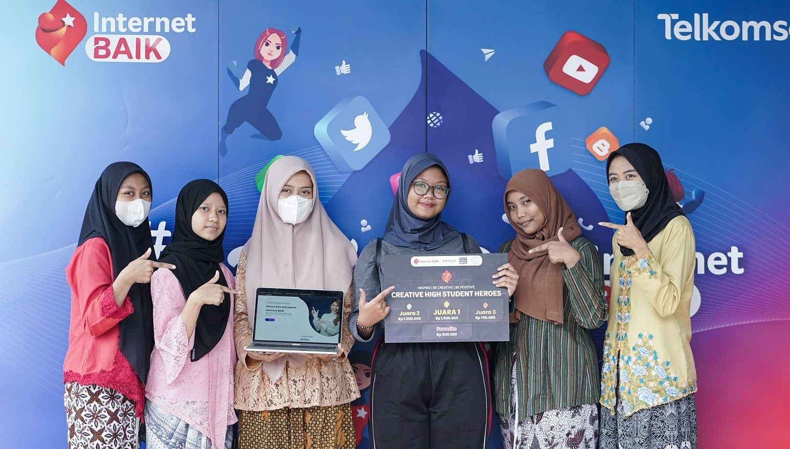 Telkomsel Umumkan Pemenang Duta Internet BAIK Heroes Series 7, Ini Tugasnya..