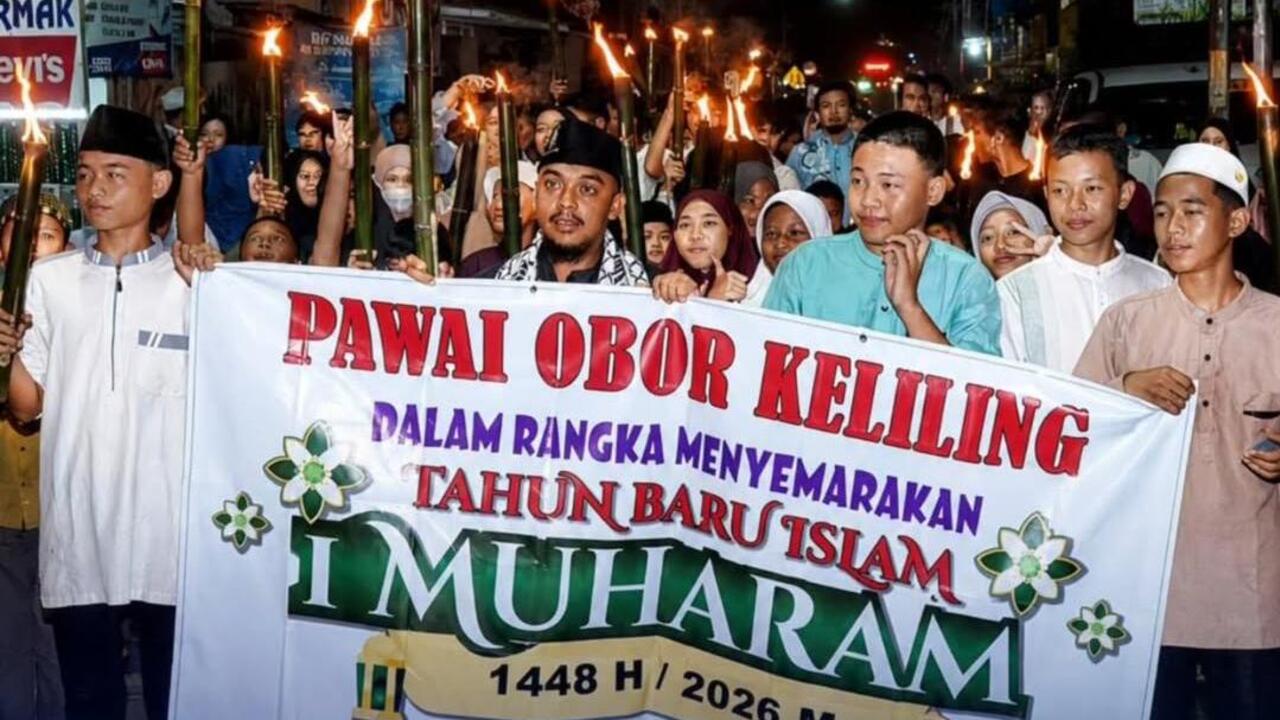 Pawai Obor Keliling, Sambut Tahun Baru Islam