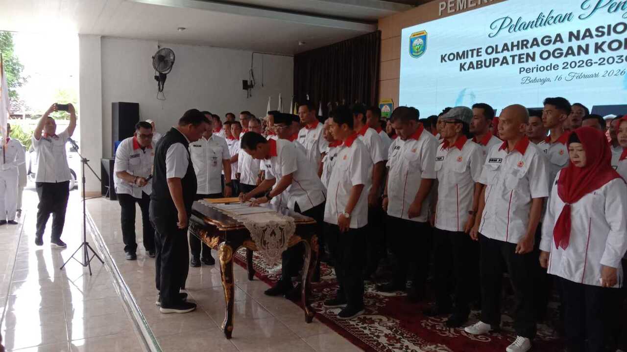 Pengurus KONI OKU Periode 2026 - 2030 Dilantik 