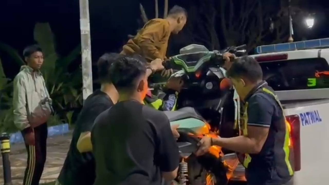 Bubarkan Balap Liar, 5 Motor Diamankan