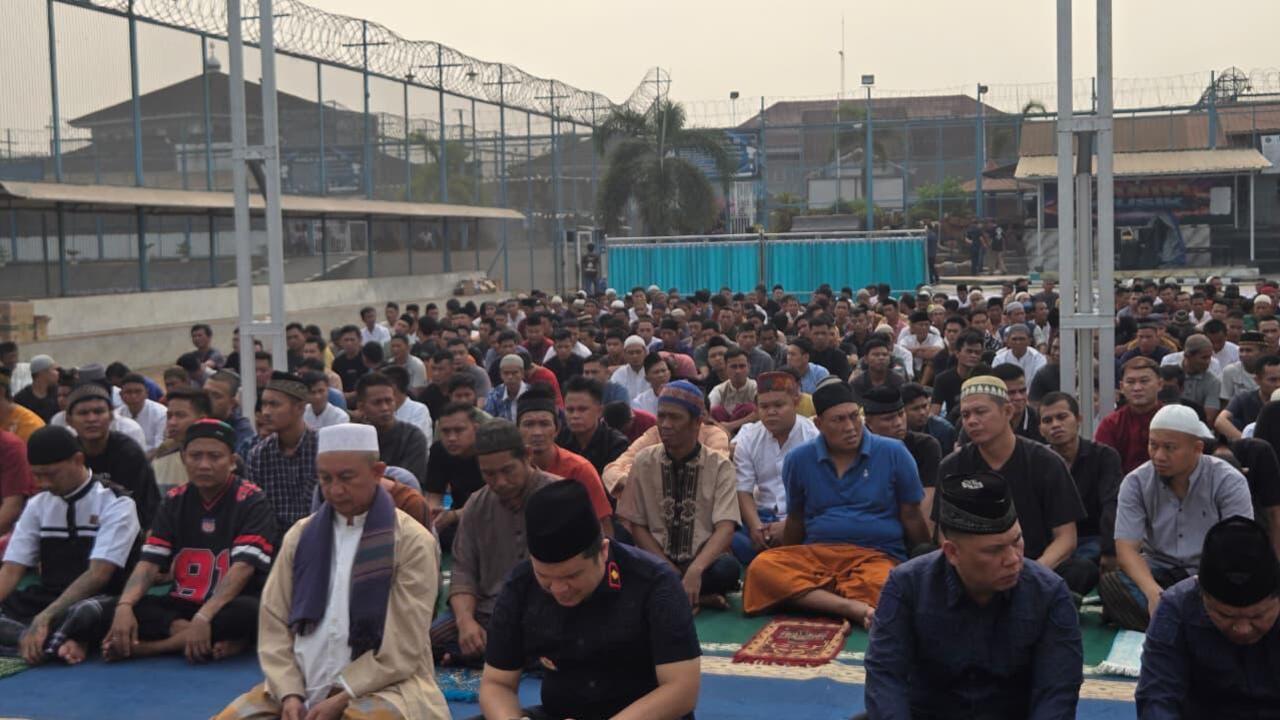 Kekurangan Air, Lapas Muara Enim Gelar Salat Istisqa