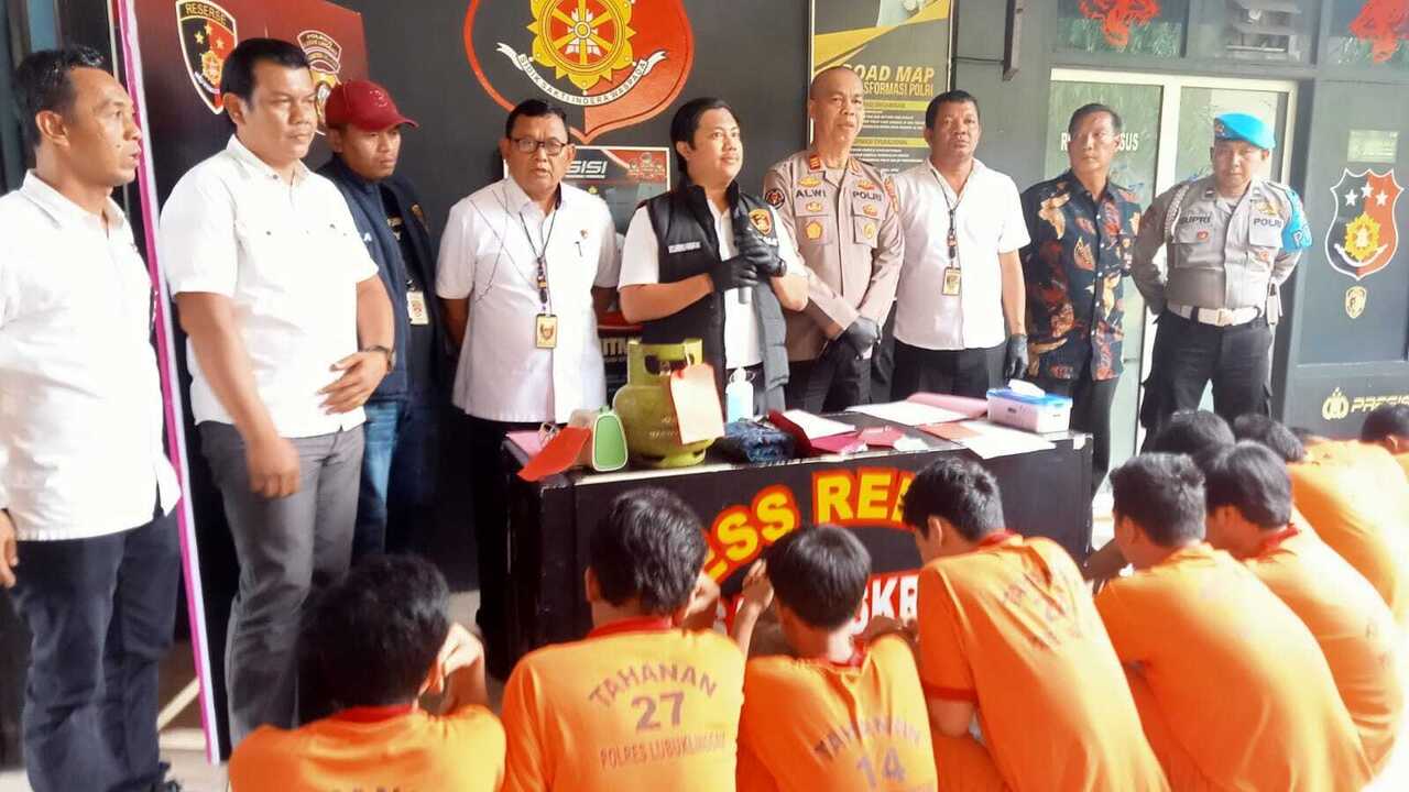 32 Tersangka Kejahatan 3C di Lubuklinggau Berhasil Diringkus, Pelaku Didominasi Remaja