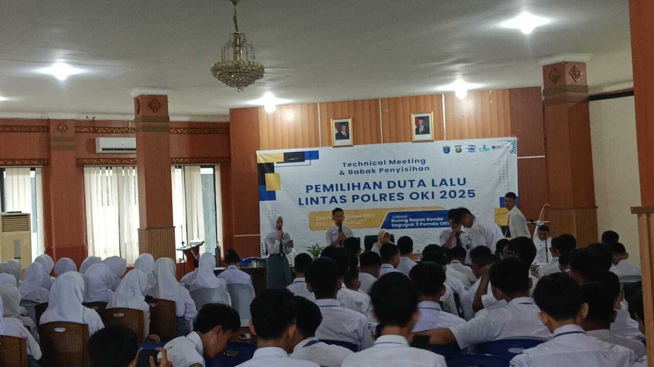 Diikuti 300 Peserta: Satlantas Polres OKI Cari Duta Lalu Lintas 2025!